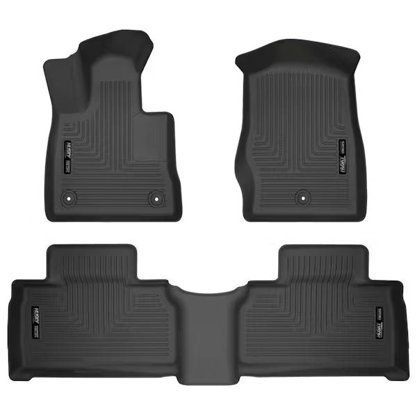 Husky Liner 99321 Front & Second Seat Floor Liners for 2023 Explorer in Black