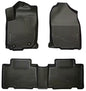 Husky Liners WeatherBeater Front and Second Seat Floor Mats for 2014 Toyota Corolla with Manual Transmission, Black (Part #99521)