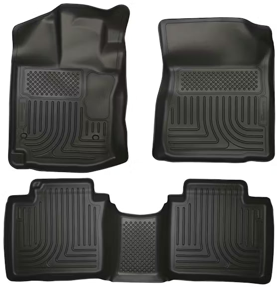 Husky Liner 99541 Front and Second Row Floor Liners for Toyota Venza (Black)