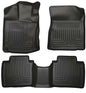 Husky Liner 99541 Front and Second Row Floor Liners for Toyota Venza (Black)