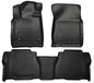 Husky Liners 99591 Tundra Floor Liners with Twist Lock for Driver and Second Seat, Black