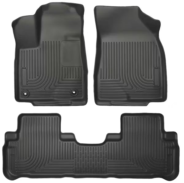 Husky Liner 99601 Highlander Front and 2nd Row Floor Liners for Le/Limited/X Le Models in Black