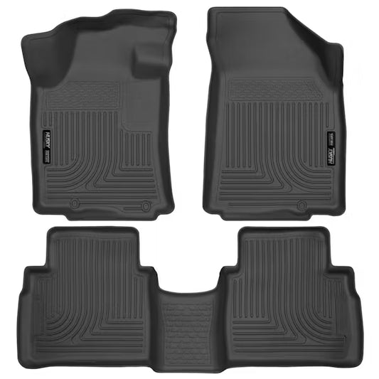 Husky Liner 99621 WeatherBeater Series Front & Second Seat Floor Liners for Improved Vehicle Protection
