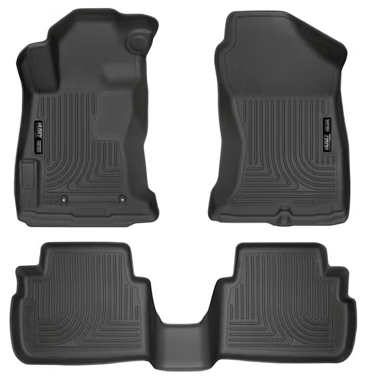 Husky Liners 99661 WeatherBeater Series Floor Mats for 2017 Subaru Crosstrek and Impreza in Black