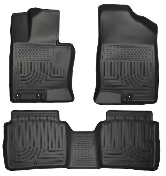Husky Liners 99691 Optima Front & Second Seat Floor Liners in Black
