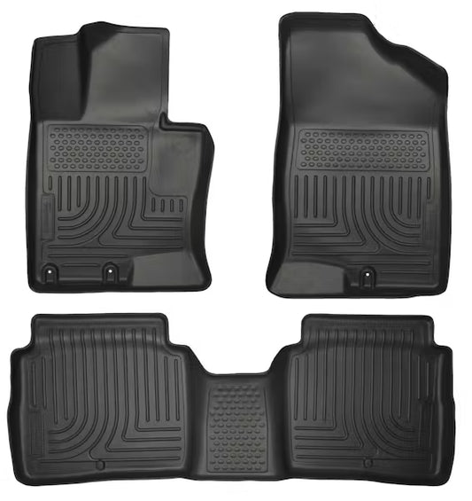 Husky Liners 99691 Optima Front & Second Seat Floor Liners in Black