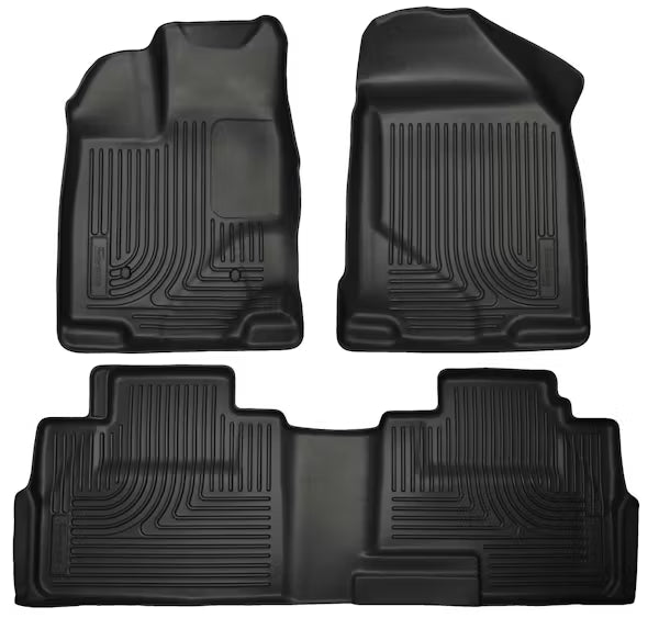 Husky Liner Edge 0714/0715 Mk X Front and Second Seat WeatherBeater Black Liners (Part #99761)