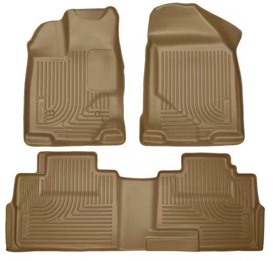 Husky Liner Edge 0714/0715 Mk X Front and Rear Seat Liners Weatherbeater Tan - Part 99763