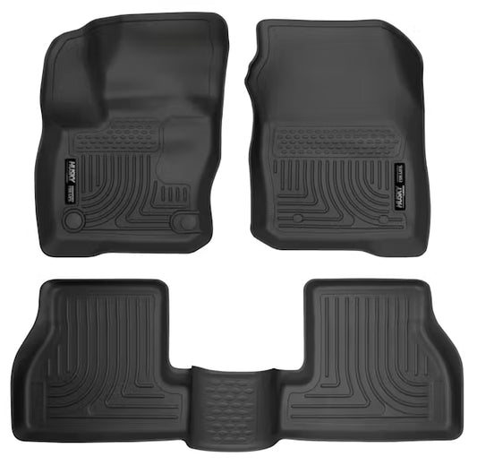 Husky Liner 99781 WeatherBeater Series Black Floor Mats for 2016-2017 Ford Focus RS