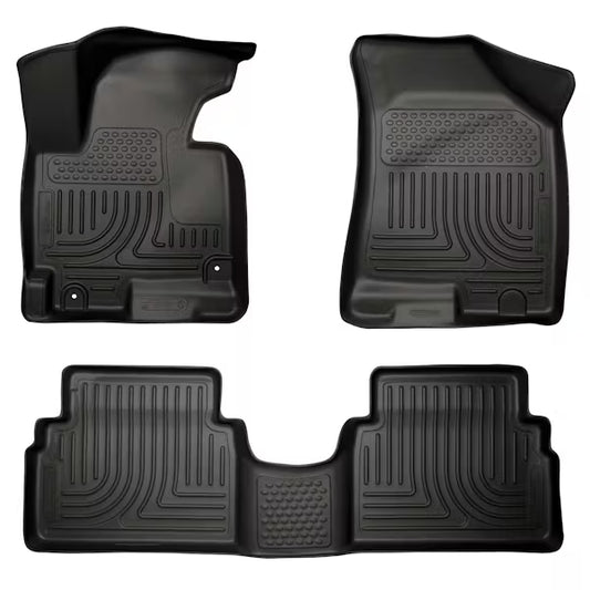 Husky Liner 99831 Front & Second Seat Floor Liners for 2014-2015 Tucson in Black
