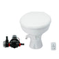 Johnson Pump AquaT Toilet Silent Electric Comfort - 12V w/Pump