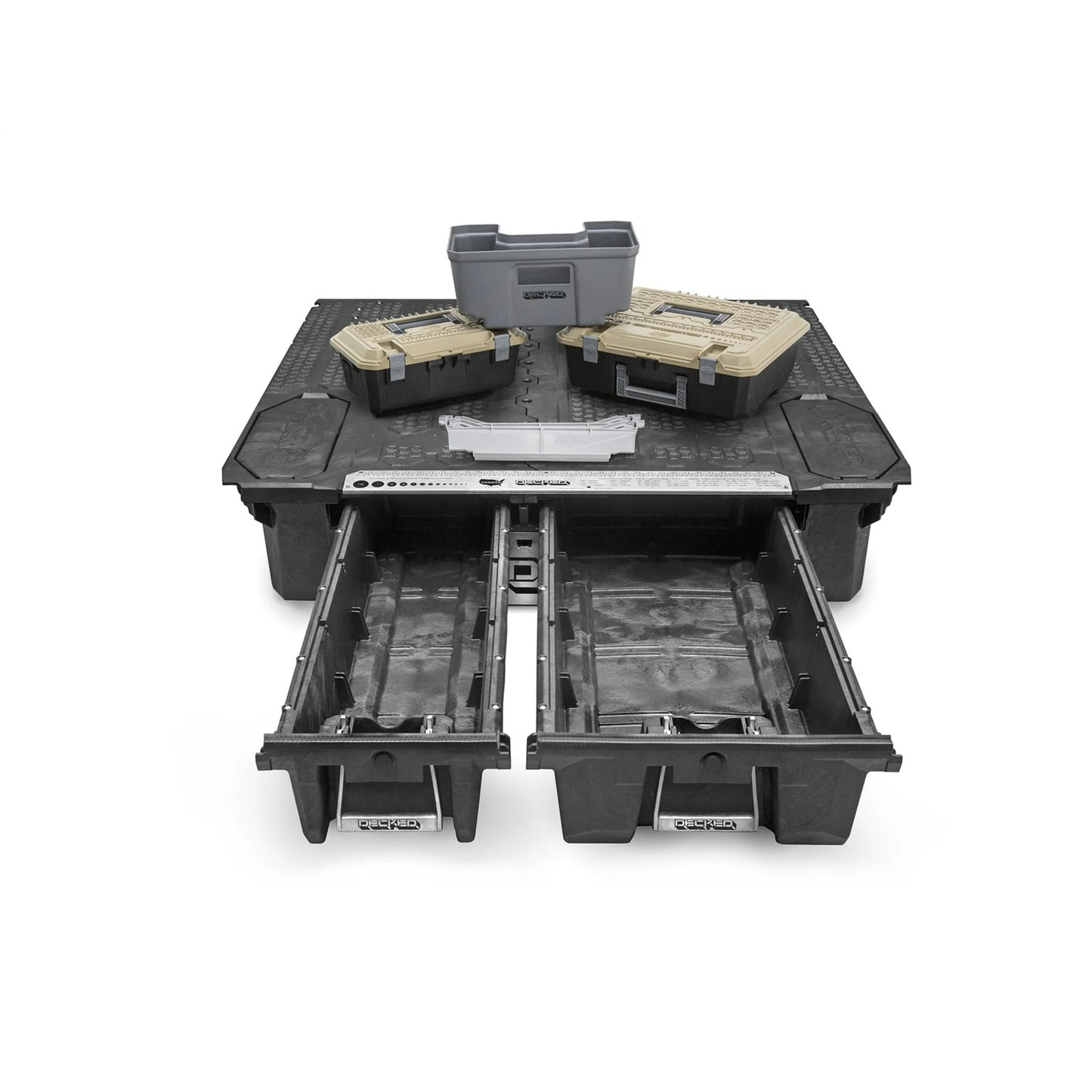 Decked LLC 19 C Ranger 6.0 ft Bed Storage with Decked Out Package - Durable Truck Bed Organizer