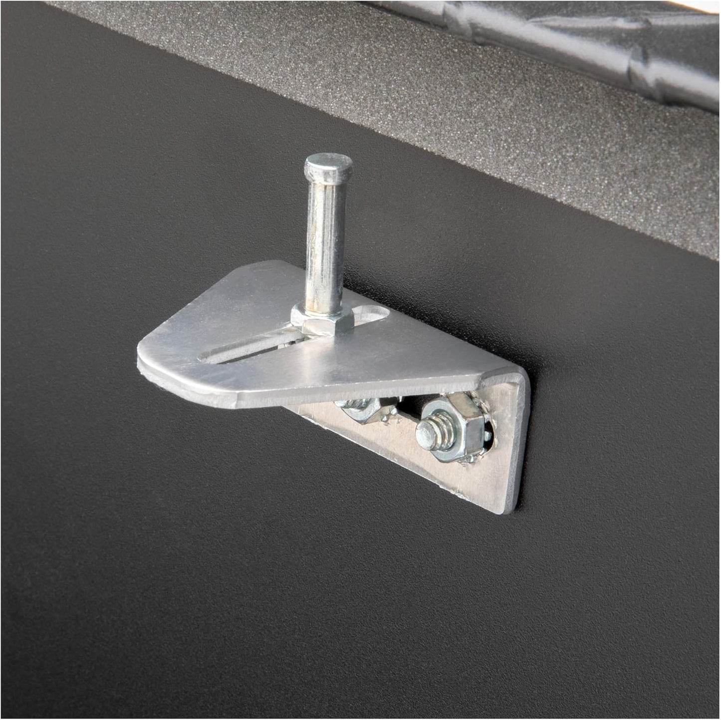 UWS EC20093 58" Matte Black Aluminum 5th Wheel Truck Bed Tool Box with RigidCore Lid – Heavy-Duty & Lockable Storage