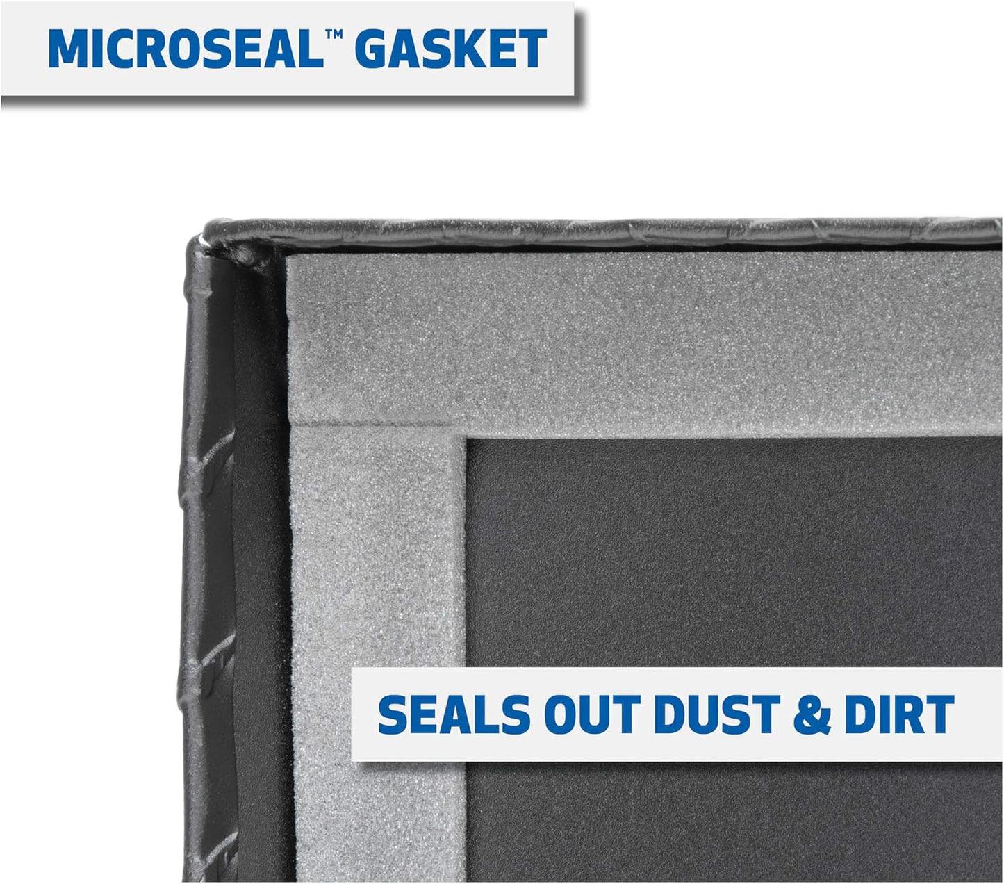 UWS EC20093 58" Matte Black Aluminum 5th Wheel Truck Bed Tool Box with RigidCore Lid – Heavy-Duty & Lockable Storage