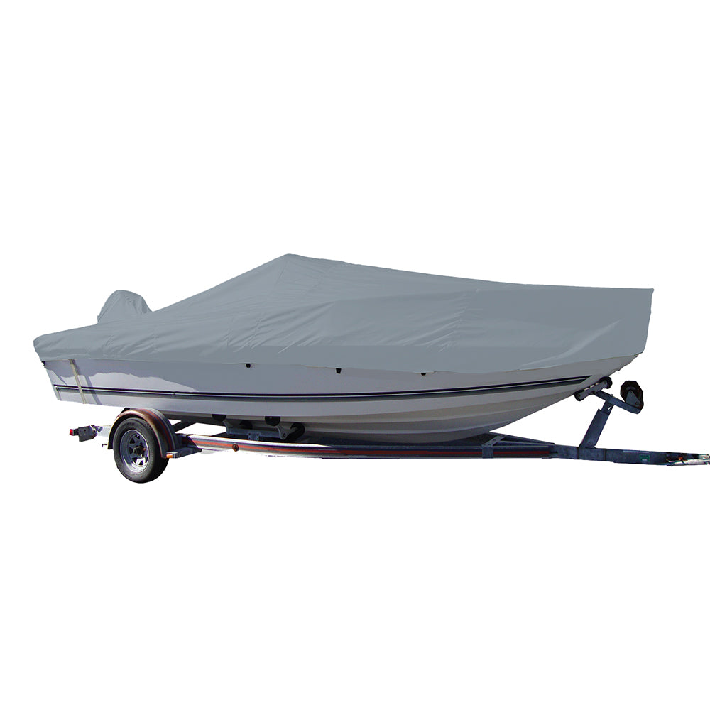 Carver by Covercraft Performance Poly-Guard Styled-to-Fit Boat Cover for 20.5' V-Hull Center Console Fishing Boat - Grey