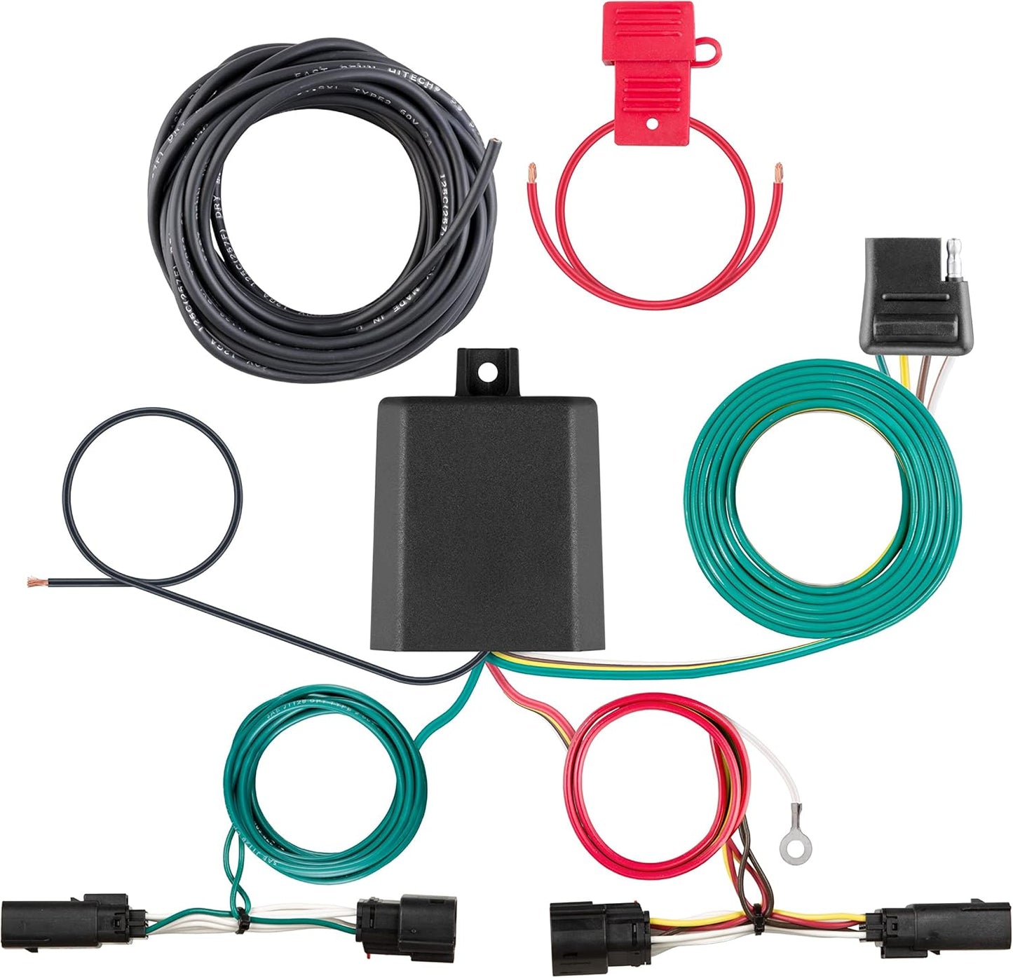 Curt Manufacturing 56481 21 Circuit F150 Tail Light T-Connector with 4-Way Flat Output