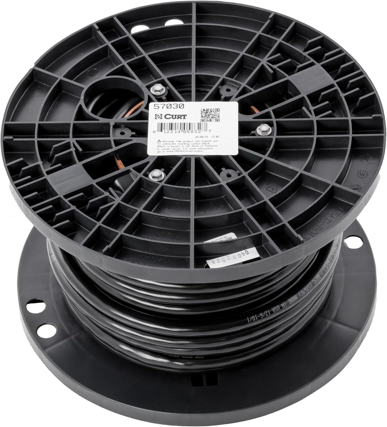 Curt Manufacturing 57030 7-Wire Trailer Cable Wiring 100 ft