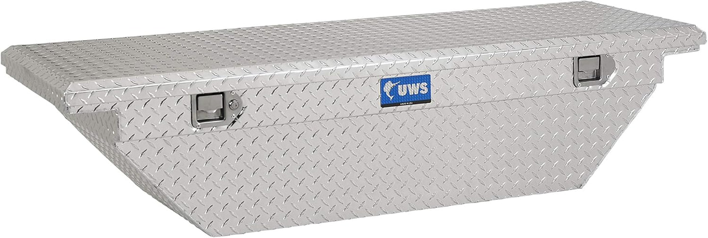UWS United Welding Services TBS-63-A-LP 63-Inch Single Lid Low Profile Dakota Quad/0511 Tacoma Truck Bed Toolbox