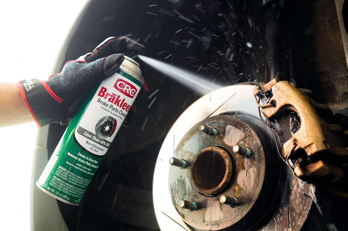 CRC Brakleen Non-Chlorinated Brake Parts Cleaner – 14 oz. (12-Pack) | Low-VOC Formula for Brake System Cleaning