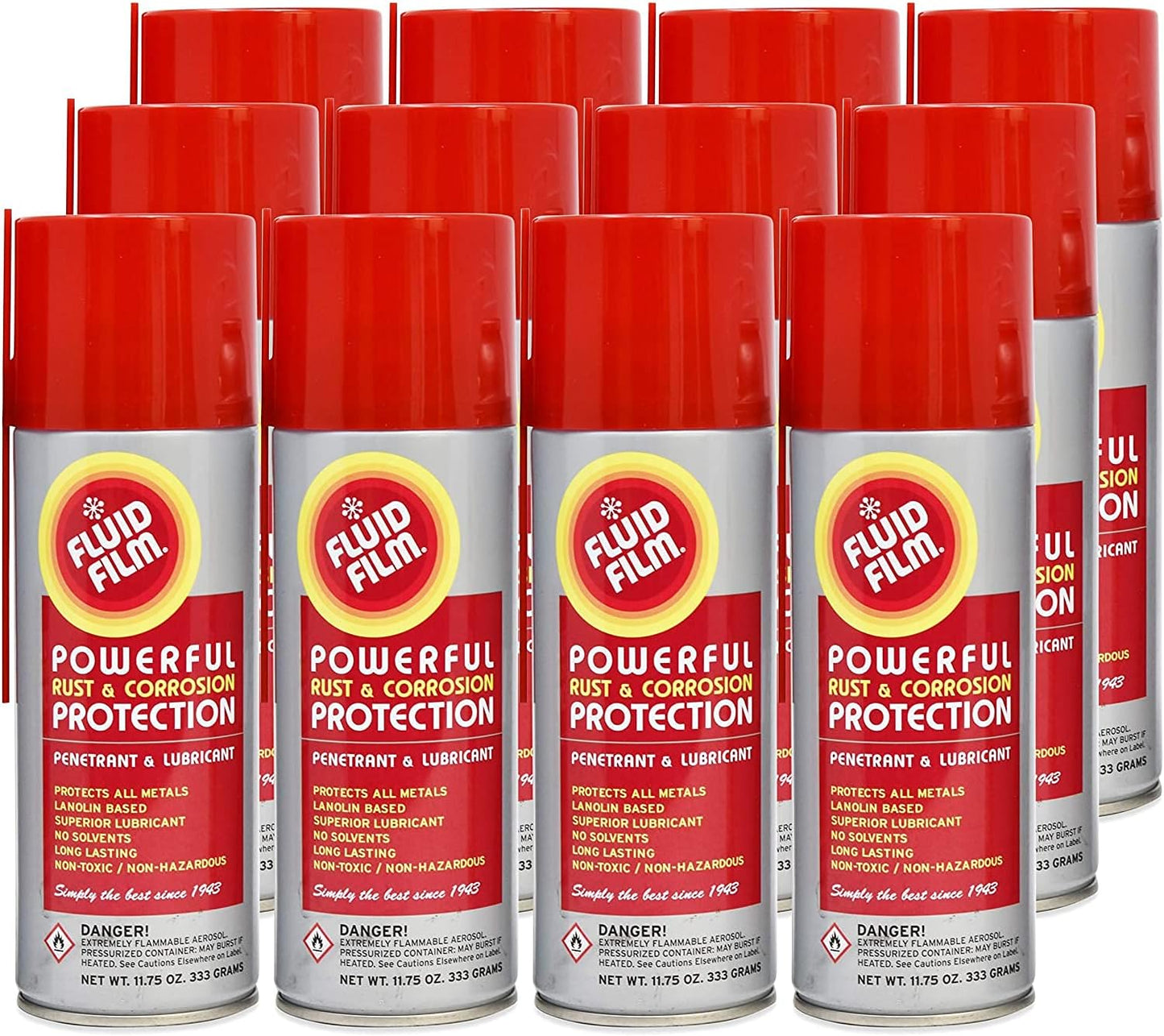 Fluid Film Penetrating Oil Spray 11.75oz (12 - Pack) - Autosphere