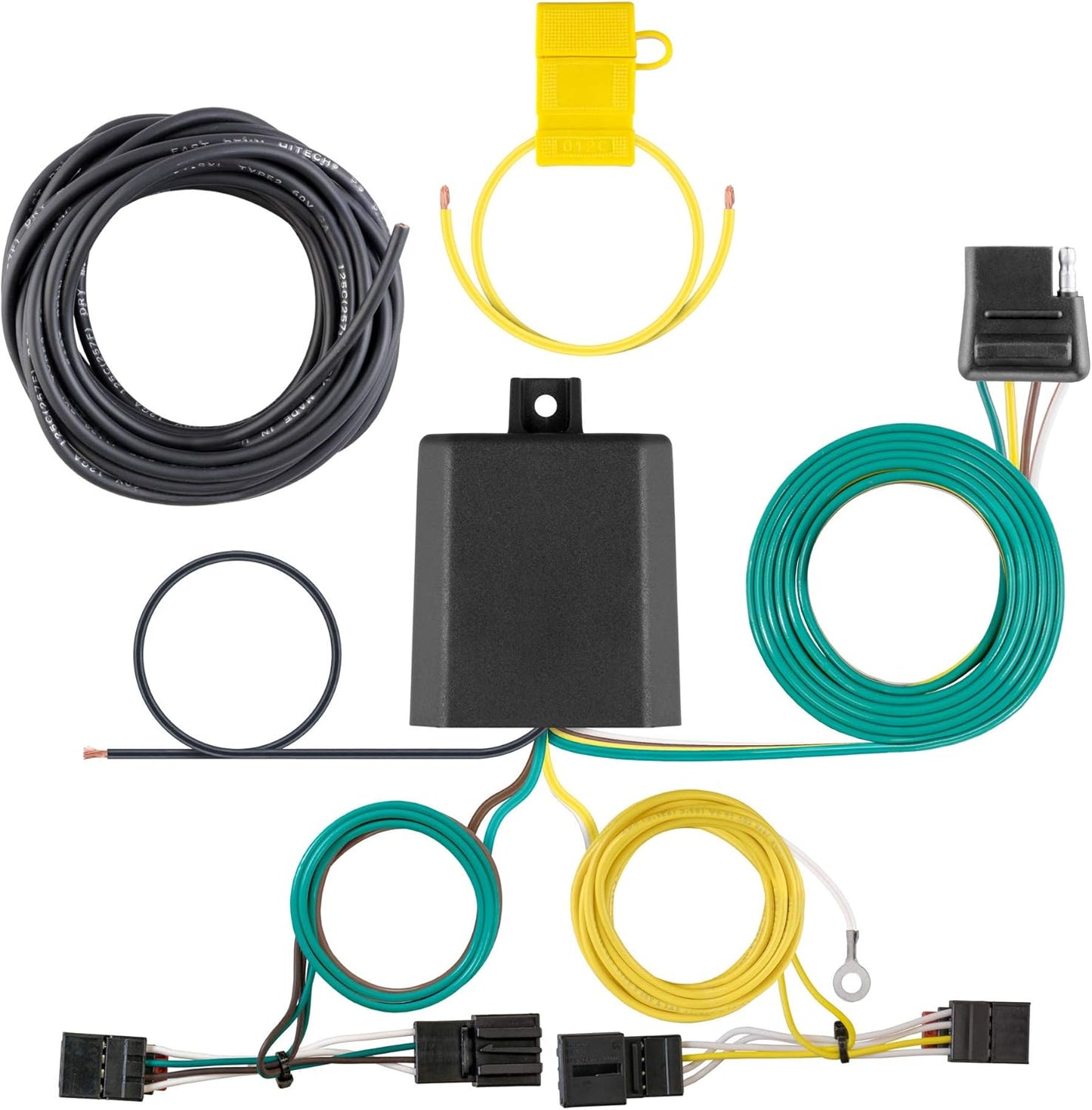 CURT 56422 4-Pin Vehicle-Side Trailer Wiring Harness for Volkswagen Tiguan – Plug & Play