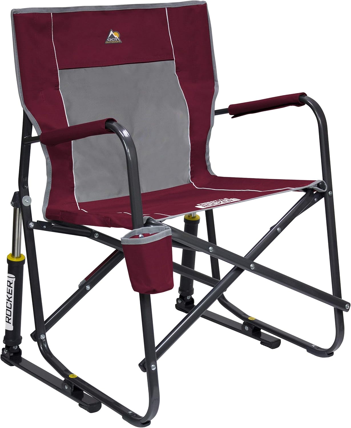 GCI Outdoor Freestyle Rocker X L with Side Table - Cinnamon (Part Number: 47172) - Autosphere