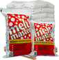 Two bags of Melt Master premium sodium chloride on a white background