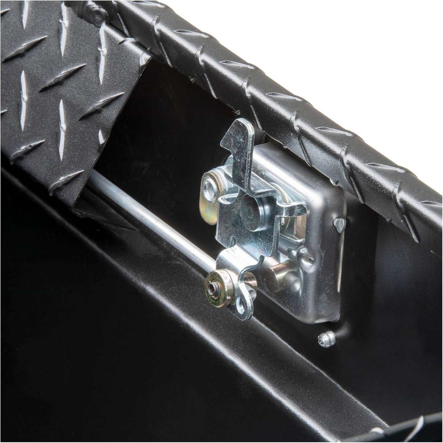 UWS EC20093 58" Matte Black Aluminum 5th Wheel Truck Bed Tool Box with RigidCore Lid – Heavy-Duty & Lockable Storage