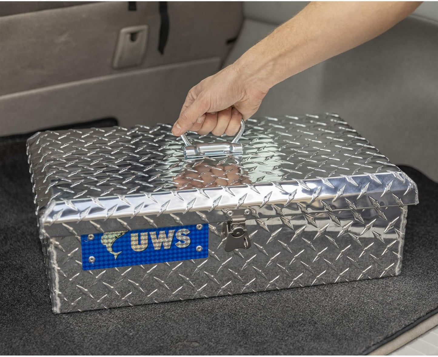 UWS EC20101 20" Heavy-Wall Bright Aluminum Tool Box – Compact, Durable & Corrosion-Resistant Storage