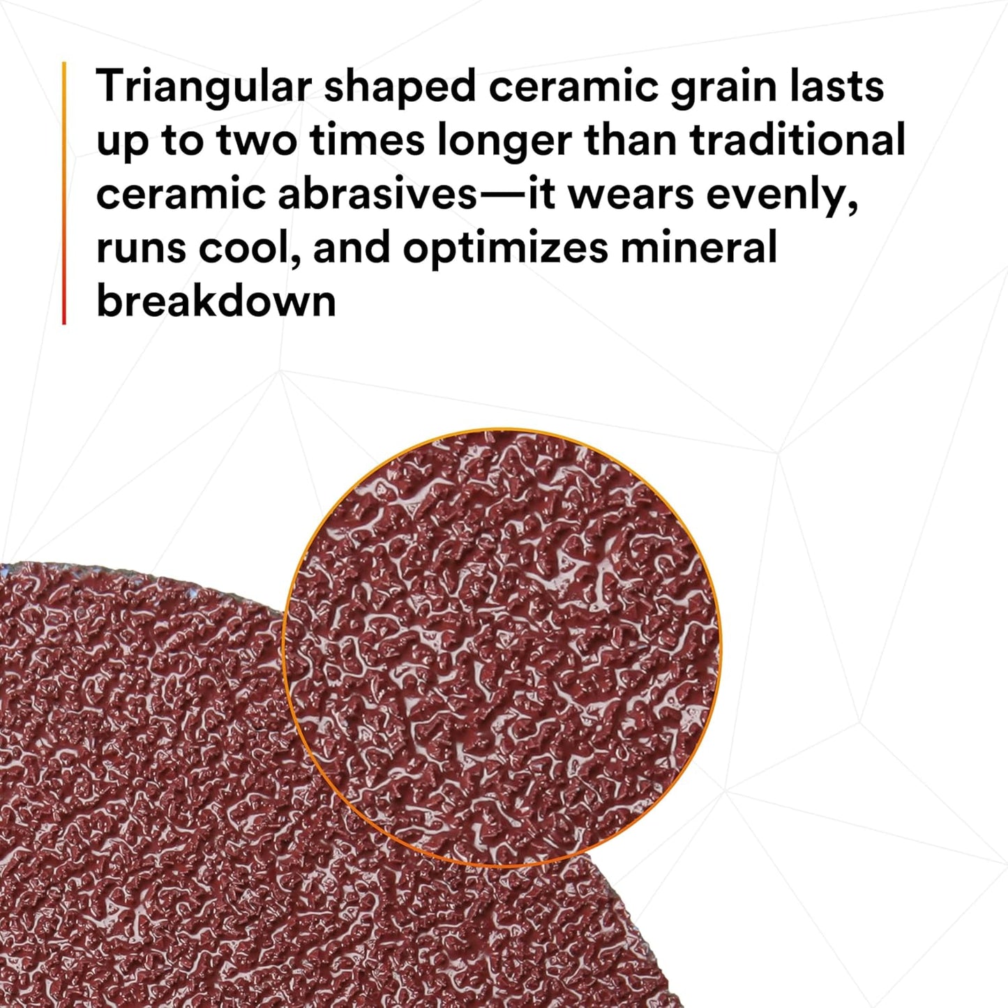 3M™ Cubitron™ II Fibre Disc 982C – 4-1/2 in, TN Quick Change, 36+ Grit, Precision-Shaped Grain – Heavy-Duty Abrasive Discs for Grinding, Deburring & Weld Removal (Pack of 25)