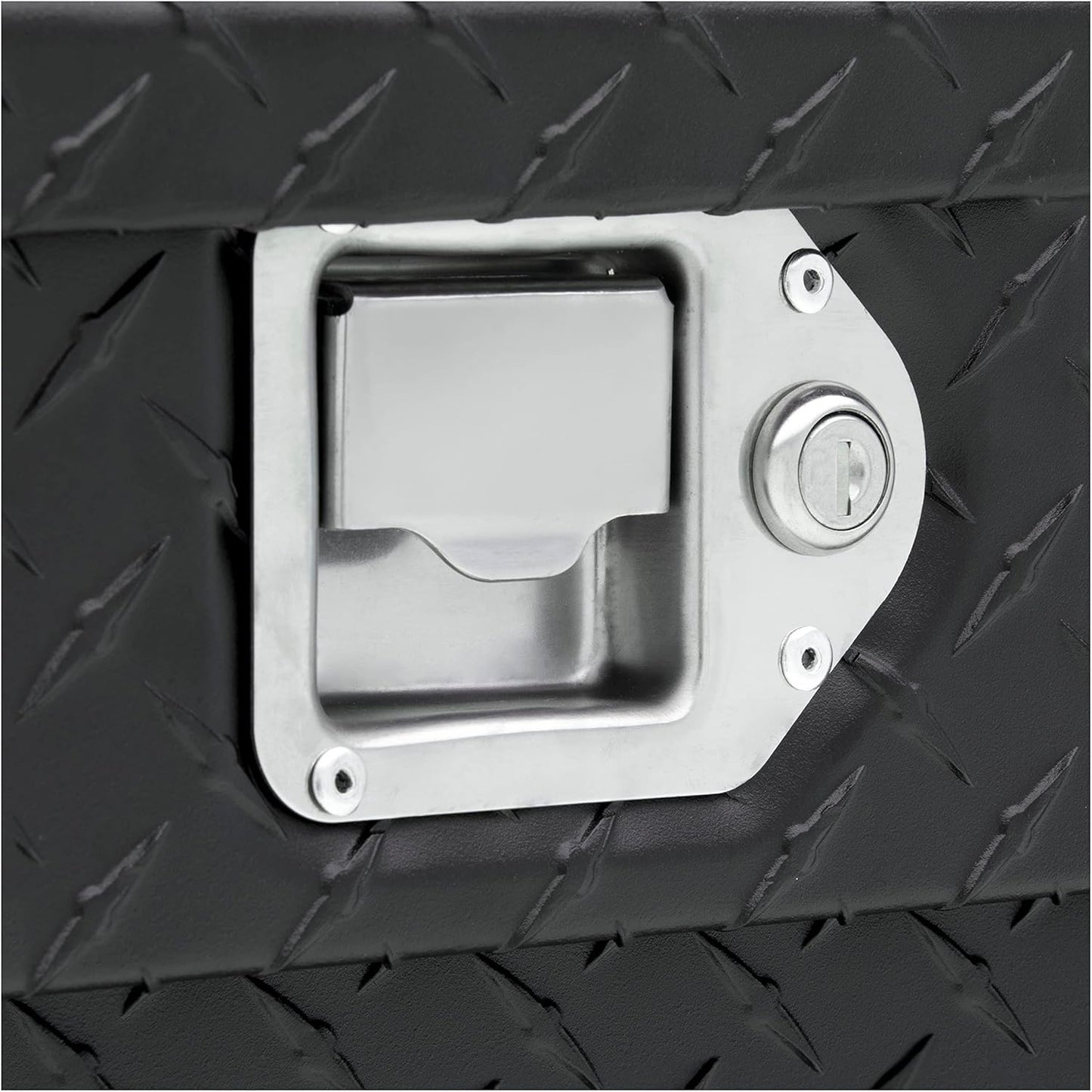 UWS United Welding Services 72-Inch Aluminum Single Lid Crossover Toolbox, Low Profile Matte Black - TBS-72-LP-MB