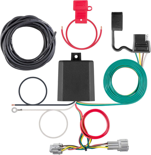 CURT 56423 4-Pin Vehicle-Side Trailer Wiring Harness for Nissan Frontier, Quest & Mercury Villager – Plug & Play