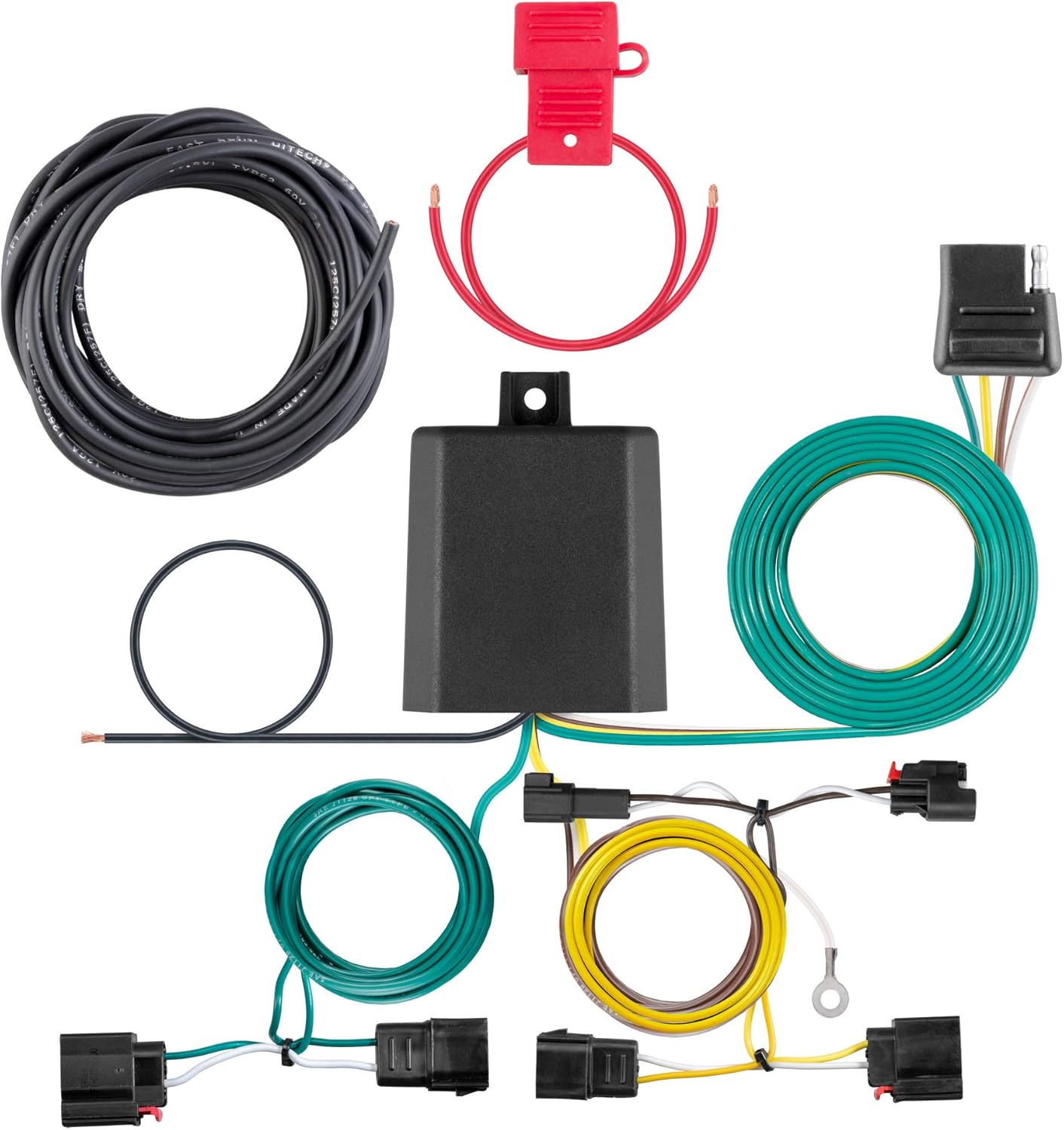 CURT 56426 4-Pin Vehicle-Side Trailer Wiring Harness for Jeep Grand Cherokee – Plug & Play