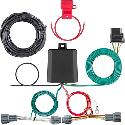 CURT 56418 4-Pin Vehicle-Side Trailer Wiring Harness for Nissan Kicks – Plug & Play