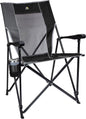 GCI Outdoor Eazy Chair X L Black 74510 - Portable Folding Chair - Autosphere
