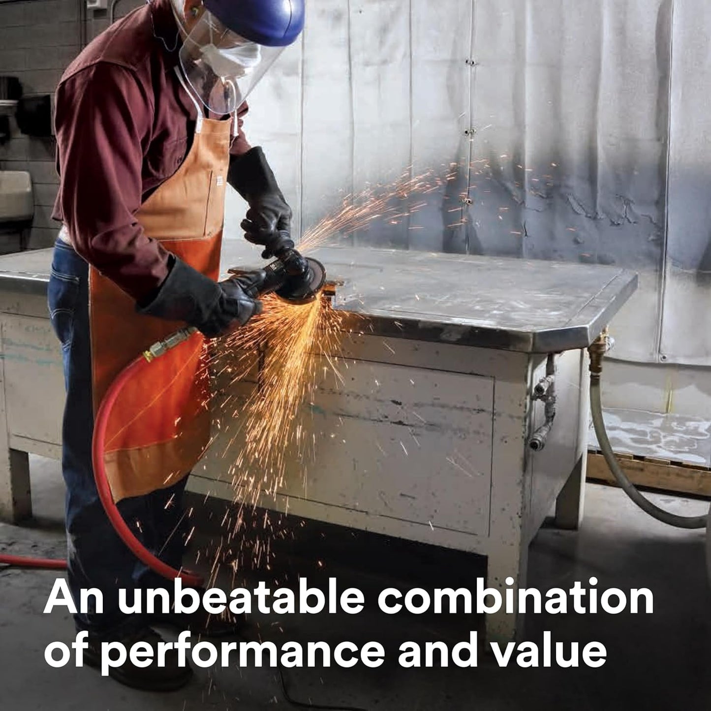 3M™ Cubitron™ II Fibre Disc 982C – 4-1/2 in, TN Quick Change, 36+ Grit, Precision-Shaped Grain – Heavy-Duty Abrasive Discs for Grinding, Deburring & Weld Removal (Pack of 25)