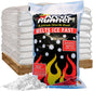 Bag of Arctic Runner ice melter with a pallet of salt blocks in the background