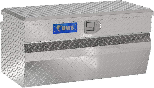UWS EC20161 36" Heavy-Wall Aluminum Wedge Truck Storage Box with RigidCore Lid – Lockable & Corrosion-Resistant