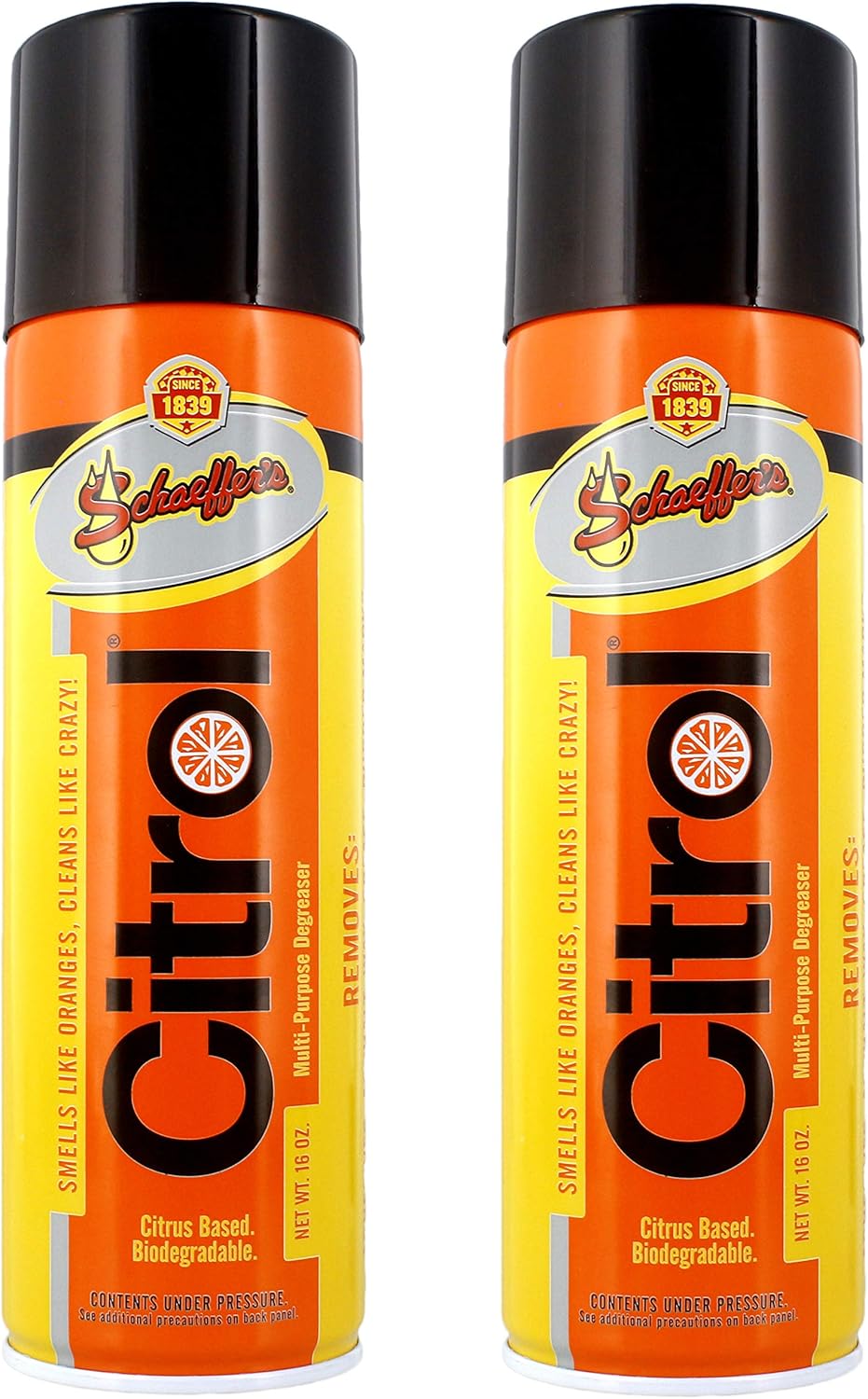 Schaeffer Citrol 266 (16 oz. Spray) Citrus Cleaner/Industrial Degreaser (2 Pack)
