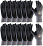 MaxiFlex 34‑874 Ultimate Micro‑Foam Nitrile Grip Gloves – Nylon/Lycra, Black/Gray, XL – 12 Pairs