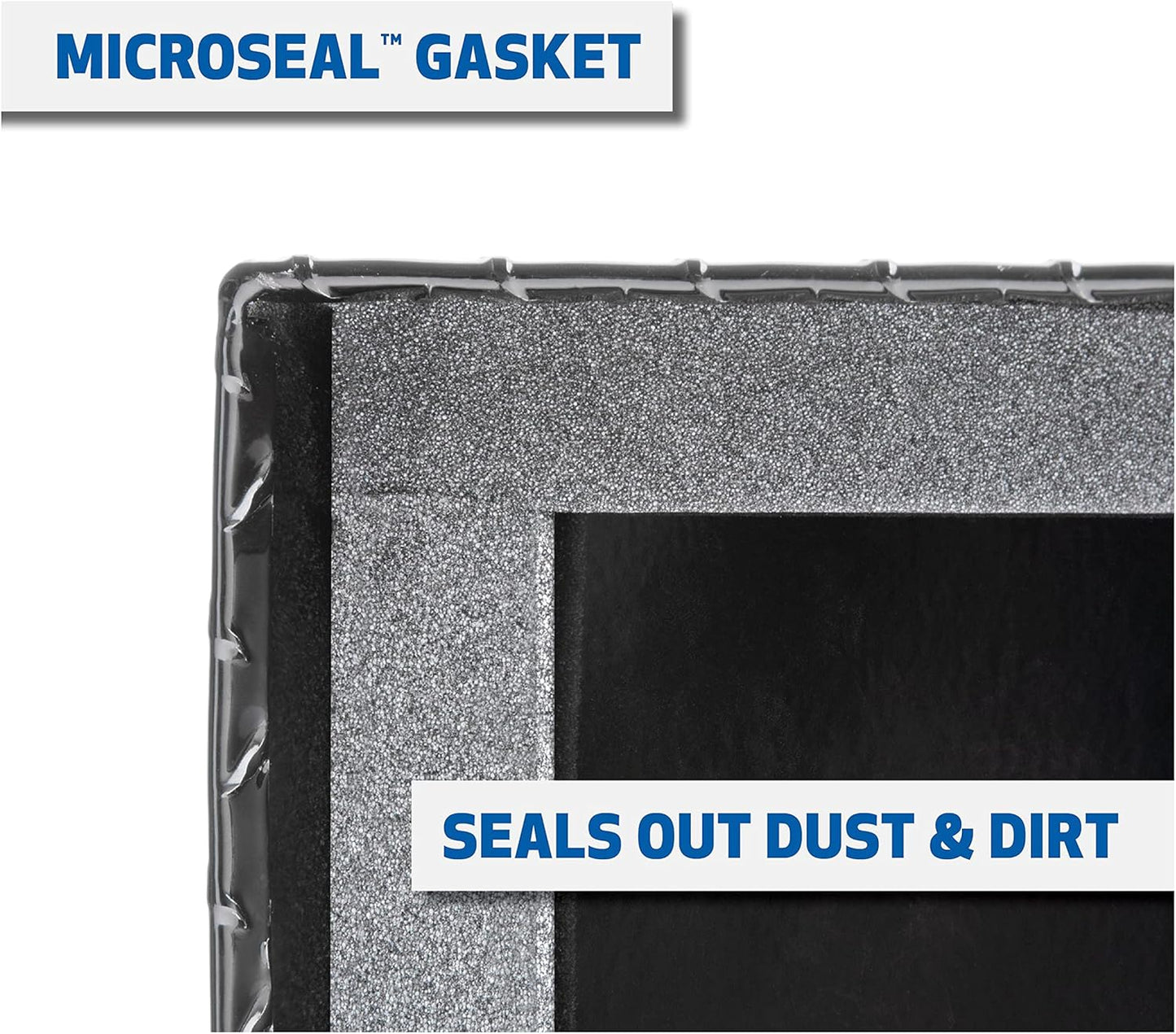 UWS EC20172 36" Gloss Black Aluminum Wedge Truck Storage Box with RigidCore Lid – Heavy-Duty & Lockable Tool Chest