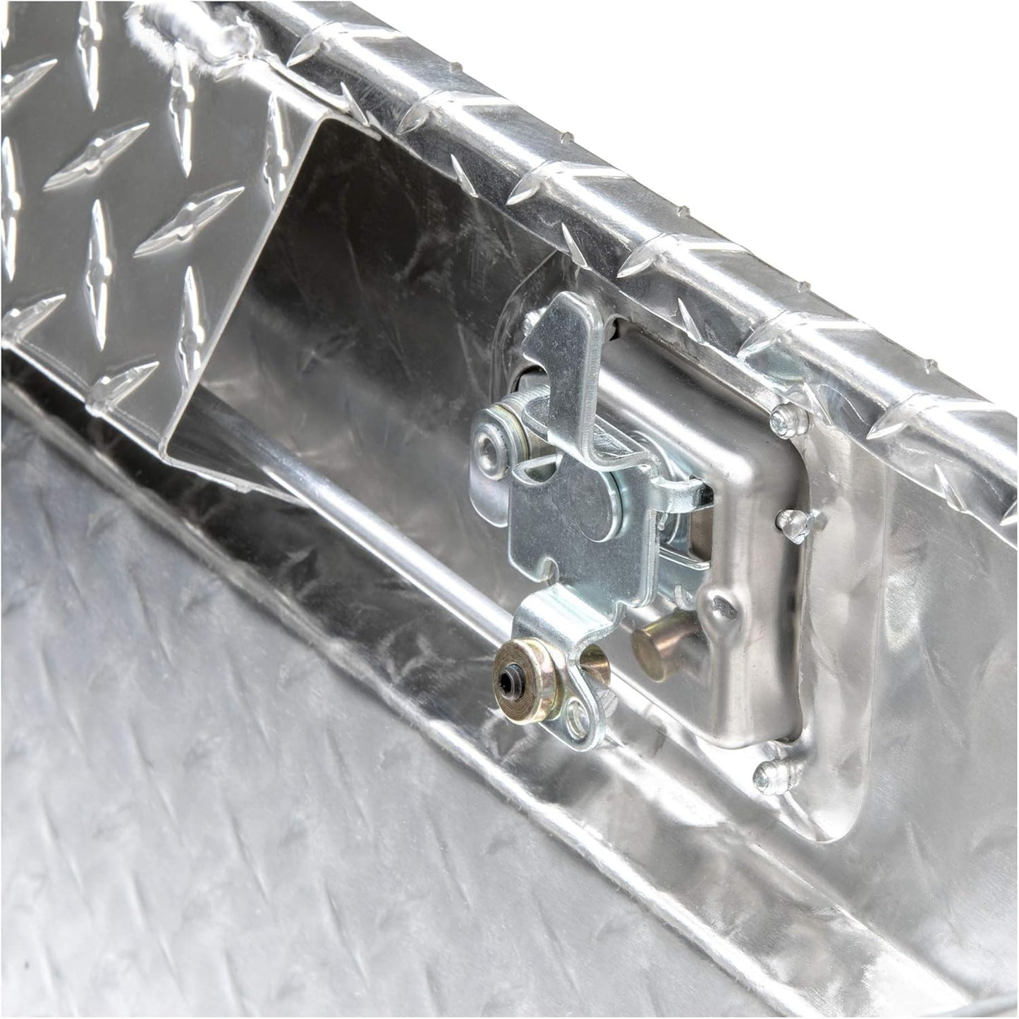 UWS EC20261 48" Heavy-Wall Aluminum Cargo Carrier Box with RigidCore Lid – Silver, Weatherproof, Secure Storage