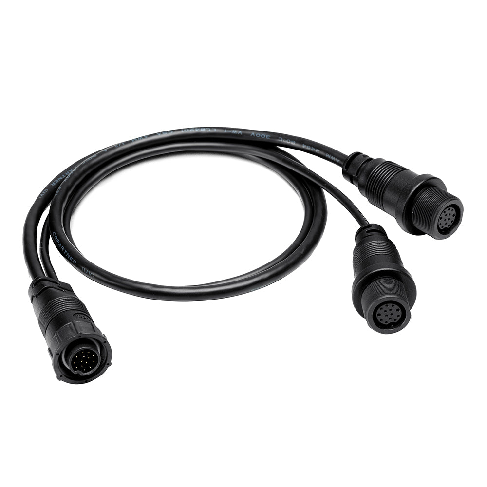 Humminbird 14 M SILR Y - SOLIX/APEX Side Imaging Left-Right Splitter Cable - 720112-1