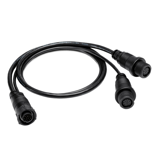 Humminbird 14 M SILR Y - SOLIX/APEX Side Imaging Left-Right Splitter Cable - 720112-1