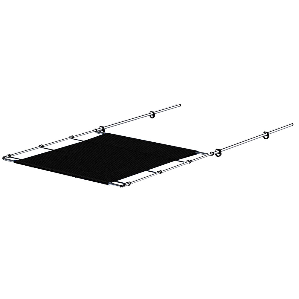 SureShade PTX Power Shade - 57" Wide - Stainless Steel - Black - Part Number 2021026400