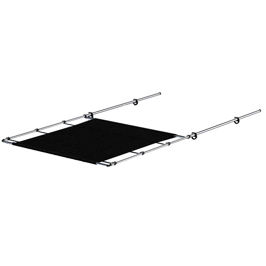 SureShade PTX Power Shade - 63" Wide - Stainless Steel - Black - Part Number 2021026251