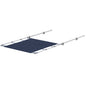 SureShade PTX Power Shade - 69" Wide - Stainless Steel - Navy - Part Number 2021026256