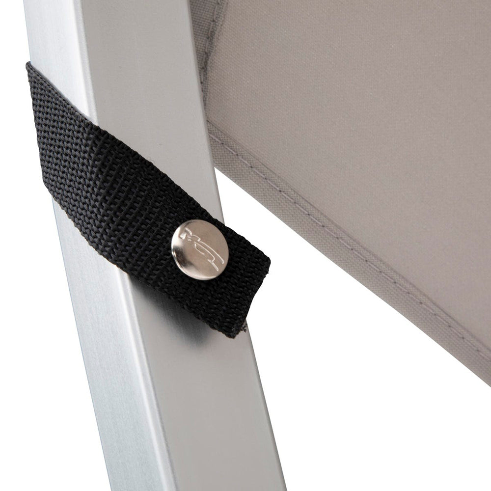 SureShade Power Bimini 2020000300 - Clear Anodized Frame with Grey Fabric