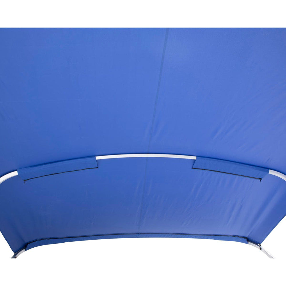 SureShade Power Bimini 2020000302 - Clear Anodized Frame with Pacific Blue Fabric