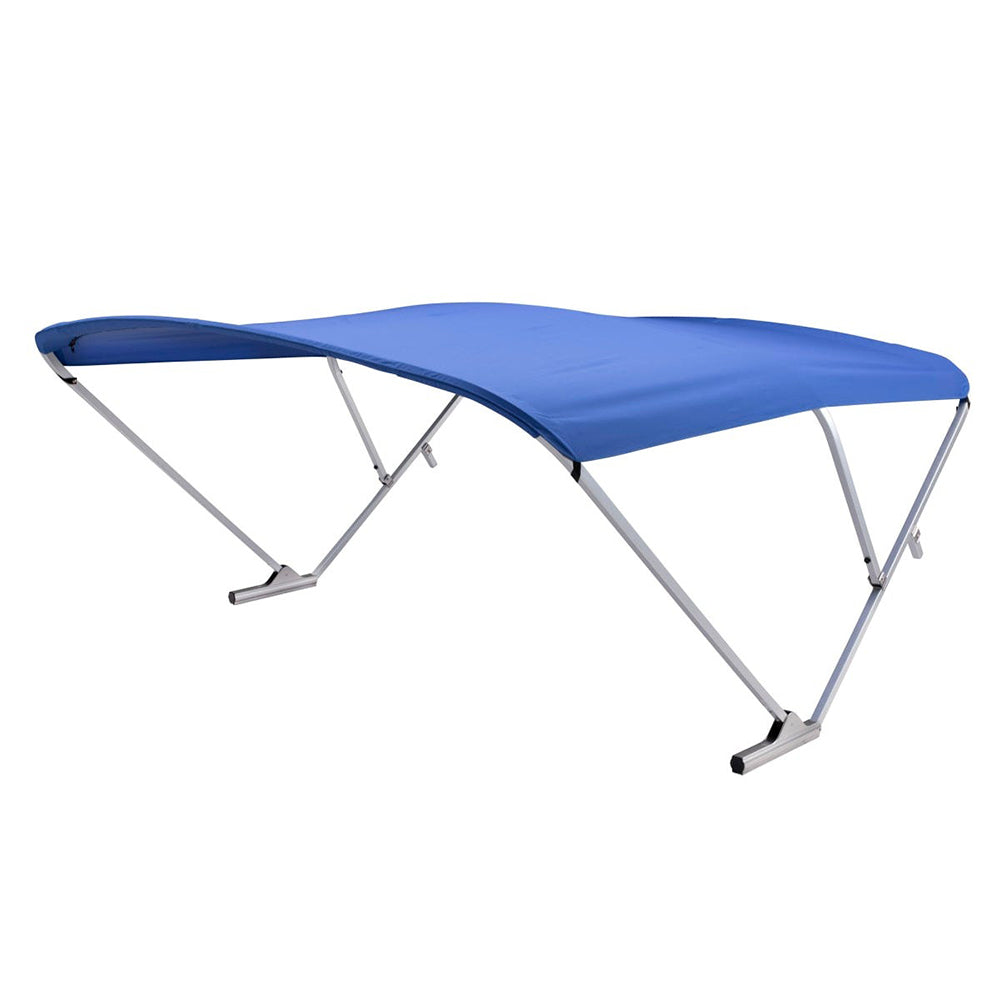 SureShade Power Bimini 2020000302 - Clear Anodized Frame with Pacific Blue Fabric